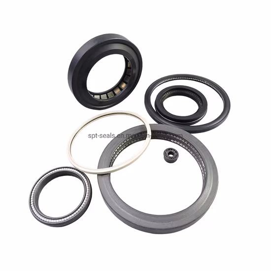 Sello de aceite de latón/PTFE+carbono/PTFE+latón activado por resorte